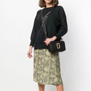 Marc Jacobs the Softshot 21 Black Leather Camera Bag